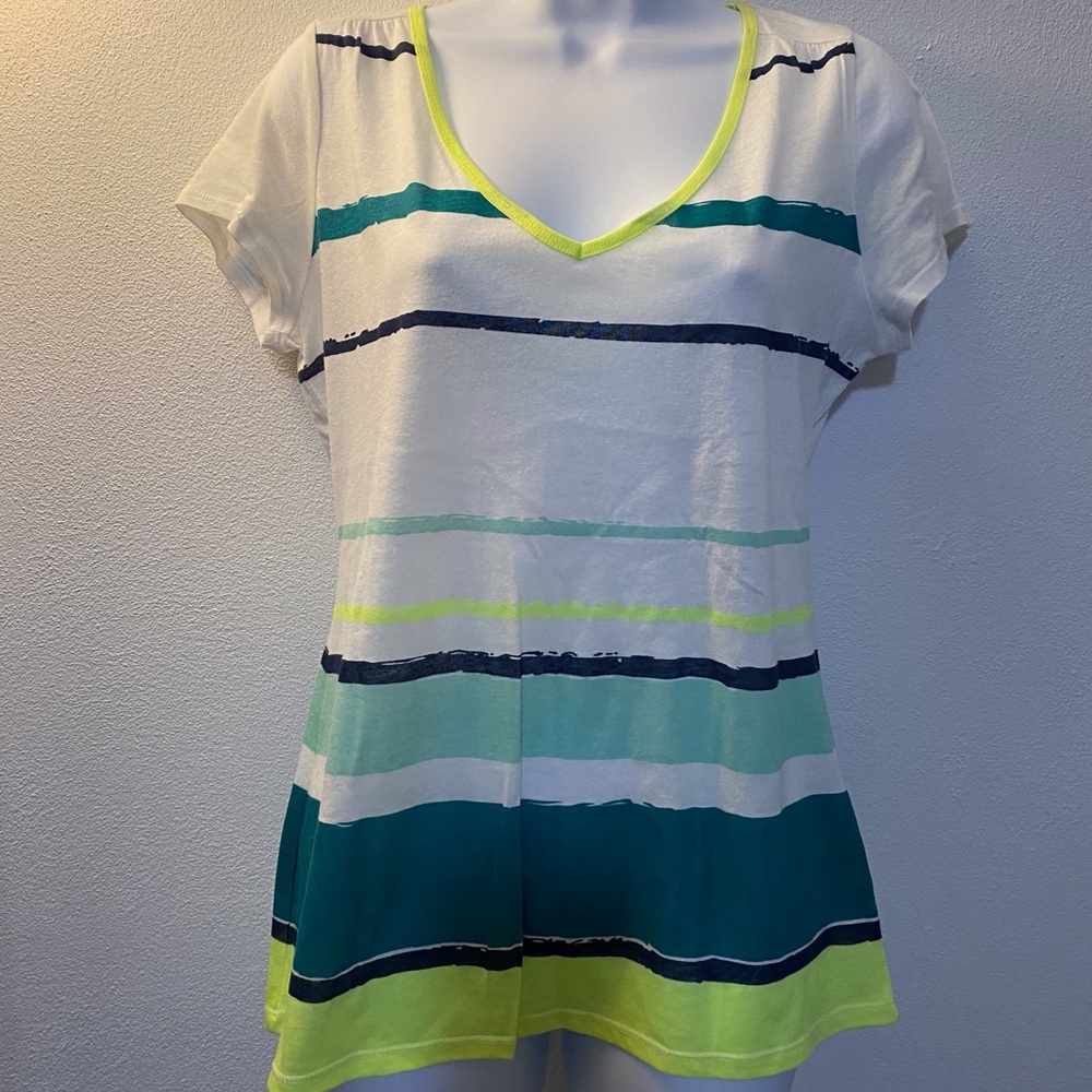 Maurice’s NWOT short sleeve stripe tee sized large